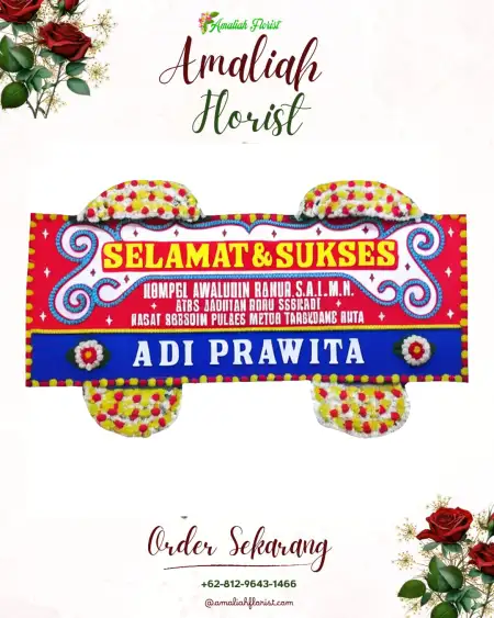Papan Bunga Ucapan Selamat Ruko Alam Sutera